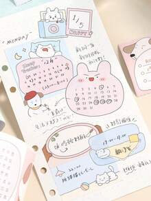 1 Cuộn Giấy Ghi Chú Hình Động Vật Dễ Thương, Loại Kawaii, Thích Hợp Làm Quà Tặng, Văn Phòng, Nhà Cửa, Đánh Dấu, Nhãn Dán, Lớp Học, Đồ Chơi Giải Trí, Sổ Kế Hoạch Học Sinh, Sổ Lưu Niệm Phong Cách Cổ Điển, Nhãn Dán Trang Trí DIY - Nhiều màu - Xem 7