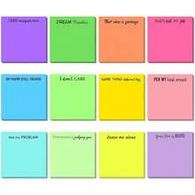 12 Pieces Funny Sticky Notes With Saying For Office Work Snarky Note Pads Sucks Complaining Quotes Vibrant Negative Passive Office Notepads Memo Pad For Colleague Supplies 3 X 3 Inch(Stylish Style) - 時尚風格 - 查看 1