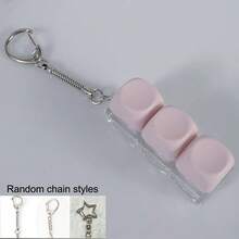 1pc Multi-Functional Keycap Keychain - 4/9 Key Press Toy, Adult Stress Relief, DIY Keyboard Clicker, Focus Entertainment