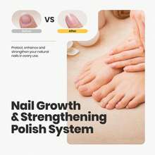 Beetles Pearl Nail Polish Set 7Pcs, Nude Pink Frosty Blue Beige Quick-Drying Nail Polish Kit, With 2 IN 1 Base &Amp; Top Coat And Cuticle Serum 20ml All-In-One Care Nails Gift Sets - Màu 15 - Xem 5