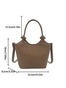 Niche Design Women's Handbag, 2026 New Fashion Crossbody Bag, Popular Korean Style Bucket Bag - Khaki - View 2