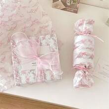 10 piezas/20 piezas/40 piezas Papel de seda con estampado de flores de ciruelo rosa, 20*14 pulgadas, papel de regalo adecuado para bodas, Pascua, Navidad, San Valentín, envoltura de regalos de cumpleaños, envoltura de ramos, relleno de bolsas de regalo y recuerdos de fiesta - Multicolor - Ver 6