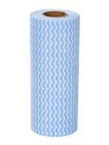 50pcs/Roll High Absorbency Disposable Cleaning Cloths - Oil-Free, Lint-Free, Non-Polyester, Modern Serrated Design, Blue/Orange/Pink/Beige Options, Suitable For Kitchen, Living Room, Outdoor - Essential For Slouchy Cleaning