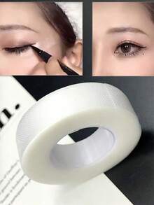 3 Rolls Eye Shadow Protective Tape Stickers, Makeup Tools For Eye Shadow, Double Eyelid Tape, Natural Eyeliner Tape, Eyelash Extension Isolation Tape, Eyeliner Isolation Tape, Eye Shadow Isolation Stickers, Makeup Essentials, Microblading & Nail Art Isolation Tape, Household Use - Clear - View 4