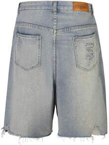 Y2K Baggy Jeans Shorts Wide Leg Washed Shorts Grunge Ripped Bermuda Jorts Hop StreetwearA Valentine's Day WGZU - Xanh-3 - Xem 4
