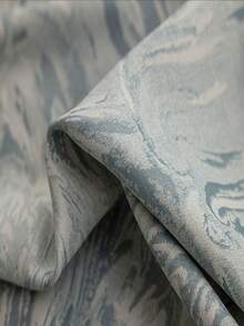 1PC European Chenille Jacquard High-End Blackout Curtain For Luxury Living Room Bedroom Villa Balcony,High Quality Blackout Curtain 84 Inch Long - Baby Blue - View 11