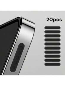 20pcs Black Nylon Dust-Proof Net, Suitable Compatible With Apple Phone Speaker - No Electronics/Battery Required, Easy To Install, Protective Cover, Improve Sound Quality, Speaker Dust Net, Protective Net, Flexible Net Dust Cover, 20pcs Set
