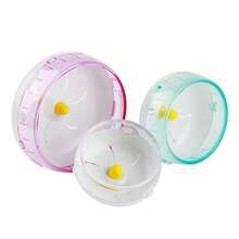 3 Size Options Hamster Running Wheel Toy, Quiet, Small Pet Rotating Exercise Wheel, Small Pet Activity Wheel Toy, Hamster Cage Accessory (Random Style) - Multicolor - View 3
