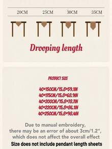 1pc Floral Embroidery Hollow-Out Table Runner, Romantic & Lively Polyester Embroidered Handmade Hollow-Out Dust & Heat Resistant Table Runner, Suitable For Dining Table, Coffee Table, Sideboard, TV Cabinet, Daily Decoration, Wedding & Holiday Party - Rust Red - View 3