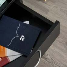 Black Rolling Filing Cabinet, 40 X 35 X 60 Cm With Drawer, For Office And Home Office, Space-Saving And Functional - 黑色 - 查看 4