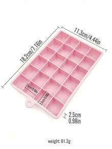 Khay làm đá 24 ngăn bằng silicon, vật dụng thiết yếu cho nhà bếp, chất liệu silicon dễ lấy đá ra, dung tích lớn 24 ngăn có thể đông đá cùng lúc, lý tưởng cho các loại cocktail mùa hè/đồ uống lạnh/đá trái cây, thiết kế treo tiện lợi, dễ cất giữ trong bếp, trợ thủ đắc lực cho việc bảo quản lạnh. - Nhiều màu - Xem 6