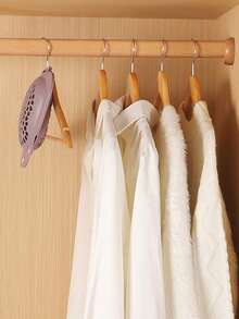 yuluan 1pc Silicone Laundry Bag, Bra Wash Bag, Household Anti-Deformation Laundry Bag, Women's Lingerie Wash Bag, Suitable For All Seasons - Mauve Purple - View 5