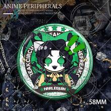 全新 - 怪诞马戏团主题全息徽章，收藏品，粉丝必备礼物，节日礼物，情人节礼物 - 彩色 - 查看 6