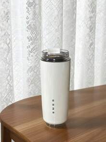 420毫升高品质真空保温杯，大容量办公水瓶，户外便携车载杯，不锈钢双层壁，保温/保冷，防漏，时尚设计，是送给学生、成人、男朋友、女朋友、朋友的完美礼物 - 彩色 - 查看 15