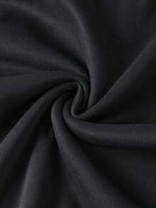 Sudadera blanca con estampado de motociclista para hombres con cordón y bolsillos - Negro - Ver 7