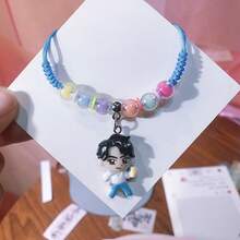 K-POP 女团 Lumi 电影同款手链，韩国明星 Lumi 电影同款周边，独特设计，可爱卡通手链，生日节日配饰，礼物 - 彩色 - 查看 7