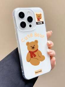 1个黄色小熊防摔全包手机壳，适用于 11/12/13/14/15/16/17/Pro Max - 無色 - 查看 2