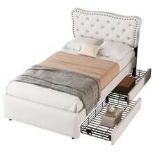 90*200 Kinderbetten, Etagenbetten, Eisenbetten, Eisenetagenbetten In Classic Form - Light beige - 查看 12