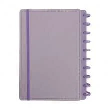 Smart Notebook A4 Black Planner Diary Detachable Refill Removable Discs Study Cover - Purple - View 1