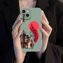 Fashionable and trendy phone case. Unique Japanese-style pattern. Compatible with iPhone 17 Pro Max/Pro/Air, 16, 16 Plus, 15, 14 Pro Max, 13, 12, 11 and  galaxy S22/23/24/25 Ultra EDGE models. Matte texture, smooth to the touch, offering drop protection, scratch resistance, and camera lens protection. Provides all-around protection for your phone. A perfect gift choice. - 日本のエリアフロストエンジェルアイ - ブルー - PMRTJJ1(161) - チェックする 6