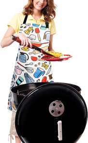 Sosolong Adjustable Waterproof Apron Bib Apron With 2 Pockets Cooking Kitchen Aprons For Women Men Chef - MàuF - Xem 4