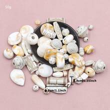 亚克力果冻染色外星人珠子系列，DIY手工串珠材料，可用于制作项链、手链、手机链 - 彩色 - 查看 9