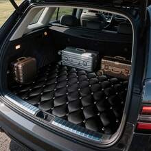 1pc Black Diamond Patterned Trunk Mat - Durable Polyester Floor Liner,  And Practical, Suitable For Daily Travel, Lifting, And Secure Cargo Storage, Car Trunk Mat, Vehicle Interior Accessory, Christmas Gift,Car Acessesories,Car Acessesories Women - 1pc - 查看 7