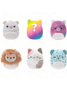 EstiloTendenciaSquishville By Original Squishmallows Purr-FECT Squad Peluche – Seis Squishmallows De 2 Pulgadas Incluyendo Eloise, Karina, Ramon, Pooja Y Toni – Juguetes Para NiñOsCalidad PremiumVersióN Mejorada - Escuadrón de gatos perfectos - Ver 2