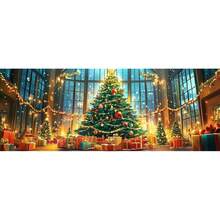 Bimkole Large Diamond Art Kits For Adults Christmas Tree, Full Drill 5D DIY Rhinestone Embroidery Set Paint With Diamonds Art By NFUmberss Kits Cross Stitch Home Wall Craft Decoration 31.5x11.81 Inch - 大型聖誕樹 - 查看 1