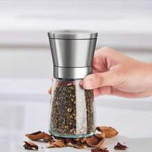 1PC Adjustable Ceramic Core Pepper Grinder And Sea Salt Grinder - Portable Kitchenware For Outdoor Camping, Tent Travel, Hiking, Barbecue, And Home Kitchen - Cruelty Box With Manual Spice Grinder - Multicolor - View 11