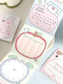 1 Cuộn Giấy Ghi Chú Hình Động Vật Dễ Thương, Loại Kawaii, Thích Hợp Làm Quà Tặng, Văn Phòng, Nhà Cửa, Đánh Dấu, Nhãn Dán, Lớp Học, Đồ Chơi Giải Trí, Sổ Kế Hoạch Học Sinh, Sổ Lưu Niệm Phong Cách Cổ Điển, Nhãn Dán Trang Trí DIY - Nhiều màu - Xem 3