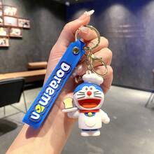 Cross-Border Cartoon Keychain Pendant Cute Ding Dong Cat Plush Car Keychain Bag Gift Wholesale - Nướng - Xem 2