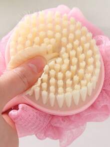 Long Handle Soft Bristle Shower Brush, Exfoliating Bath Brush - Multicolor - View 9