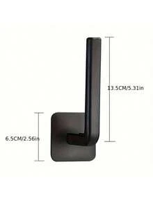 1/2个塑料壁挂挂钩，免打孔发带帽架，多功能挂钩，适用于办公室、厨房、卧室、门后收纳，无痕粘钩，卧室强力粘衣架！毛巾架 | 收纳挂钩 - 墙面和门后衣帽钩，发圈 - 厨房、卧室、浴室、办公室节省空间设计家居收纳整理器 - 黑色 - 查看 9