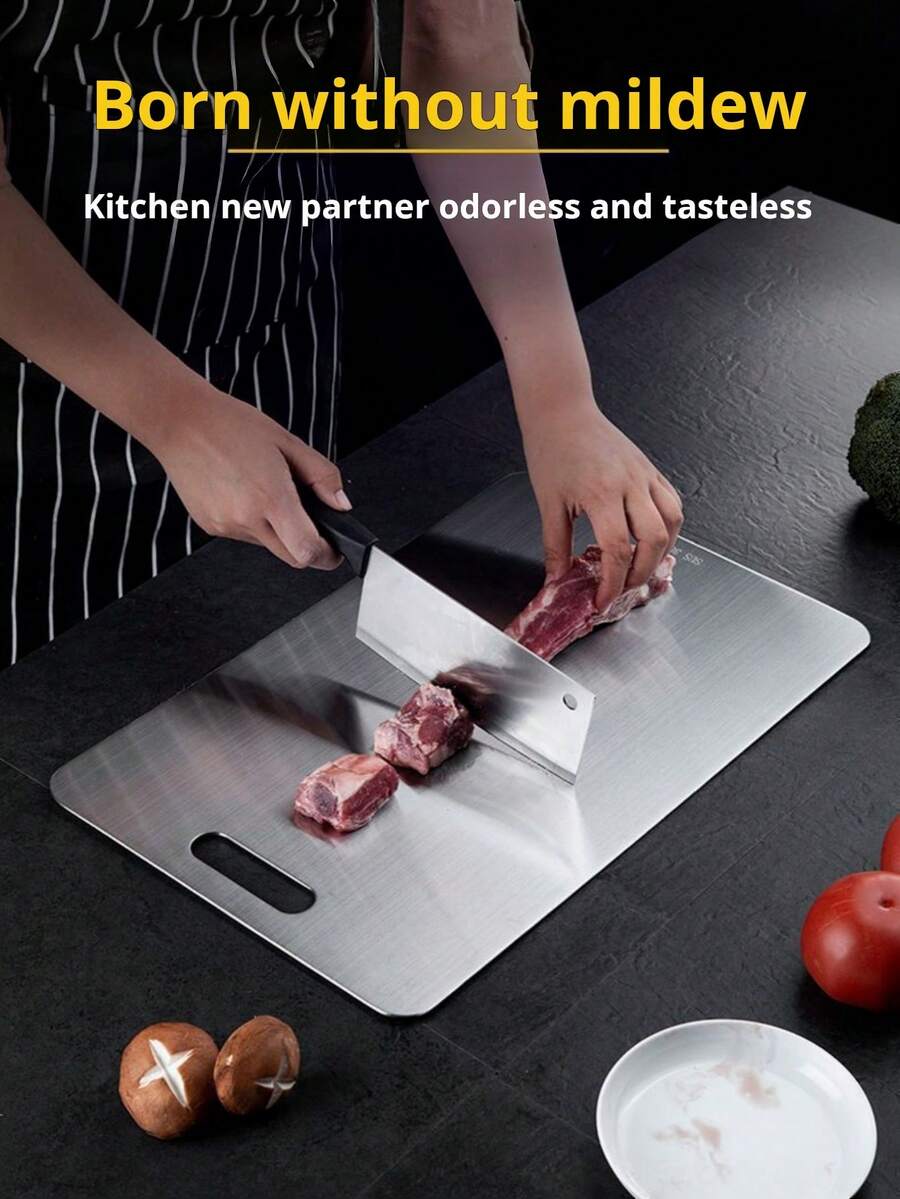 304不锈钢砧板，便捷厨房双面不锈钢砧板，家用防霉抗菌砧板，加厚双面砧板，优质钛钢双面砧板