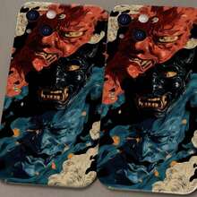 Fashionable and trendy phone case. Unique Japanese-style pattern. Compatible with iPhone 17 Pro Max/Pro/Air, 16, 16 Plus, 15, 14 Pro Max, 13, 12, 11 and  galaxy S22/23/24/25 Ultra EDGE models. Matte texture, smooth to the touch, offering drop protection, scratch resistance, and camera lens protection. Provides all-around protection for your phone. A perfect gift choice. - 日本製マットエンジェルアイ - ブラック - WUWDJJ1(166) - チェックする 5