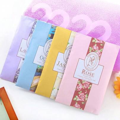 10pcs Hanging Wardrobe Fragrance Bags, Wardrobe Deodorizer Sachets, Portable Fragrance Bags, Wardrobe Air Freshener, Home Essentials, Apartment Must-Haves, Back To School Supplies, Home Gifts,Cute Stuff