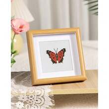 PeakLuv 12 Pcs Butterfly Mini Diamond Painting Kits, Small Diamond Art Kits For Adults, DIY Square Drill Butterfly Gem Art 1-Hour Painting For Home Desktop Decor, 7X6in - 蝴蝶 - 查看 7