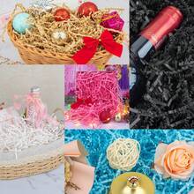 Giấy vụn nhăn, giấy vụn trang trí giỏ quà, giấy vụn nhăn màu đen, túi hộp, giỏ quà Halloween, quà tặng Ngày Valentine, quà cưới, quà sinh nhật, quà tặng thủ công cho phù dâu, quà đính hôn, đồ trang trí giỏ quà. - xếp li màu đen - Xem 10