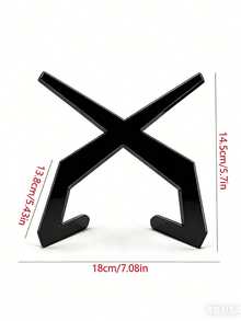 1pc Transparent Acrylic Display Stand, Plate/Tea Cake/Art Display Rack, Round Dish Display Holder, Cookbook Stand, Suitable For Living Room/Bedroom/Study/Dining Room/Valentine's Day/Mother's Day/Holiday Party