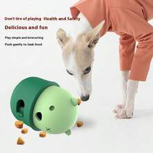 Durable Silicone Dog Treat Dispensing Toy - Interactive Chew & Dental Care Feeder For Dogs - Fun & Engaging Puzzles For Boredom Relief - LeakageCupBrown - View 3