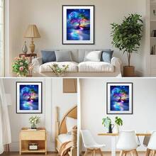 MISCER Tree Of Life Diamond Art Kits For Adults, Landscapes Diamond Painting Kits For Beginners, 5D Full Drill Round Paint With Diamonds Pictures, Gem Art Painting DIY Crafts Kit Decor 12x16inch - 樹 - 查看 4