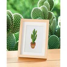 PeakLuv 12 Pcs Green Plants Diamond Painting Kits, Small Diamond Art Kits For Adults Beginners, 5D DIY Square Drill Diamond Dots, Quickly Finishable Mini Gem Art For Home Wall Desktop Decor, 6X7in - LZ003 - 查看 6