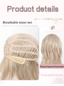 Long Wavy Lolita Layered Wig With Double Ponytail Synthetic Lolita Wig With Bangs Girl Blonde Black Cosplay Halloween Christmas Harajuku Wig 65cm - Multicolor - View 4