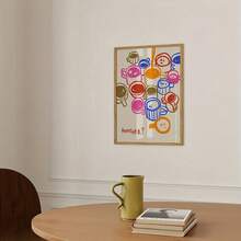 2d Flat, With Inner Frame 1 Pc Coffee Wooden Framed Canvas Painting Thickness 2.25cm/0.9inch High Quality Wall Art Prints Poster Direct Hanging Wall Picture Decor For Home Gifts, Living Room, Bathroom, Bedroom, Kitchen - Nhiều màu - Xem 4