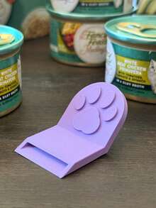 1 Peça Abridor de Lata para Animais de Estimação, Ferramenta Portátil Abridor de Latas com Cabo Antiderrapante, Adequado para Latas de Ração de Gato/Cachorro, Utensílio de Cozinha de Plástico Durável, Fácil de Limpar - Multicolorido - Visão 5