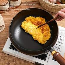 1pc Cast Iron Pot With Lid - Handmade Traditional Design, Wide Belly And Non Stick Mirror Surface, Splash Proof, Rust Proof Heavy-Duty Structure, Uniform Heat Distribution - Suitable For Gas Stoves, Durable Kitchen Utensils, Stove Protectors, Durable Kitchen Utensils - Multicolor - View 8