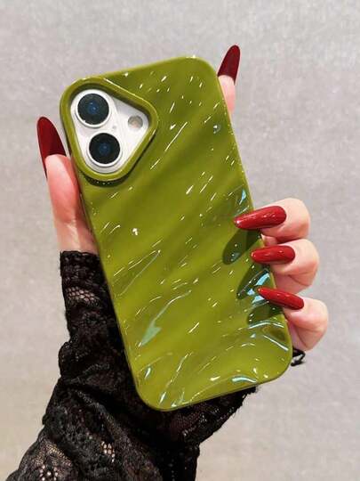 1 Pc Apple Glitter Liquid Case Compatible With IPhone 14 Pro Max/13/12/11 Protective Cover Compatible With IPhone 15 Pro Max/15 Pro/15 Waterproof Shockproof Anti-Fall Scratch Resistant