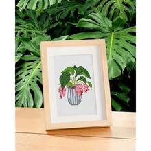 PeakLuv 12 Pcs Green Plants Diamond Painting Kits, Small Diamond Art Kits For Adults Beginners, 5D DIY Square Drill Diamond Dots, Quickly Finishable Mini Gem Art For Home Wall Desktop Decor, 6X7in - LZ003 - 查看 10