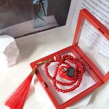 1pc New Rosary Counter Set, Functional, Preset Count 9999, Convenient, Reset Function, Suitable For Ramadan, Christmas, Halloween, Holidays, Worship, Home Use, Stress Relief, Exercise, Yoga, Warehouse Counting, Can Be Worn On Fingers For Easy Operation. This Product (ABS) [Power Source] (Button Battery), (Includes Installed Button Battery) - Multicolor - View 13